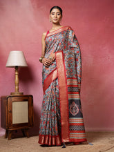 Printed Art-Tusser Saree